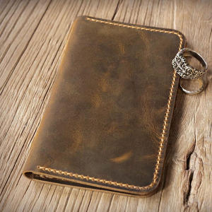 Portefeuille à enveloppes en cuir véritable de qualité supérieure, fermeture éclair sécurisée, compartiments spacieux, design minimaliste pour la gestion budgétaire et les voyages. - Product Image 1