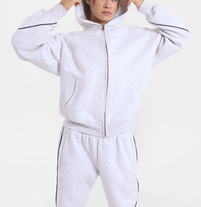Sudadera con Capucha Extra Grande para Mujer, de Alta Calidad, Fabricada por OEM, Personalizada, de Algodón Premium, con Hombros Caídos - Product Image 1