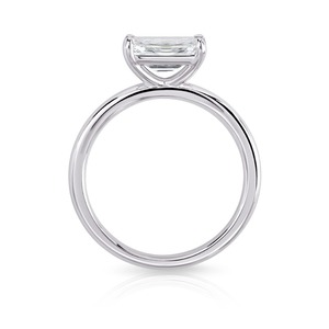 Anillo de Compromiso con Diamante Radiante de 1.70CT, Oro Blanco de 14K, Clásico Solitario, Proveedor de Joyería Nupcial Personalizada, Venta al Por Mayor - Product Image 4
