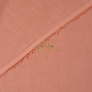 Nouvelle collection premium, tissu en coton slub teint uni léger, idéal pour la fabrication de housses de coussin - Product Image 2