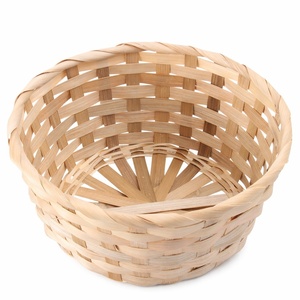 Paniers en bambou tressés à la main, paniers d'offrandes pour églises, prix compétitif, contenants ronds naturels pour l'organisation - Product Image 1