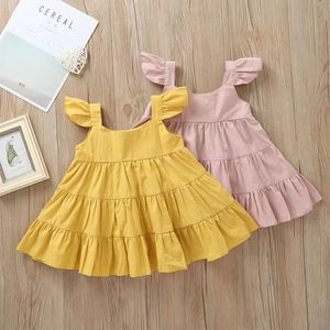 Magnifique robe de créateur pour bébé fille, tenue de fête élégante pour enfants, taille et couleur personnalisables, vêtements pour nourrissons - Product Image 3