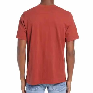 T-shirt décontracté pour homme, 100% coton, col rond, couleur unie, manches courtes, respirant, séchage rapide, coupe classique, personnalisable - Product Image 4