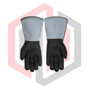 ถุงมือเชื่อม TIG หนังวัวแท้ ทนทาน แข็งแรง ป้องกันการฉีกขาด ป้องกันการบาด ป้องกันไฟ ป้องกันไฟฟ้าสถิตย์ 11 ออนซ์ 26 ซม. - Product Image 5