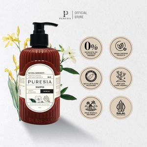 PURESIA Shampooing Sans SLS Jasmin & Ylang Ylang 400ml Soin Fortifiant Anti-Chute de Cheveux Sans SLS Végétalien Anti-Pelliculaire Nourrissant - Product Image 3