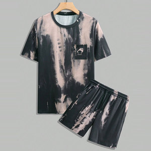 Conjunto de Pantalones Cortos Tie Dye para Hombre, Estilo Urbano, Material Duradero de Alta Calidad, Gran Venta - Product Image 1