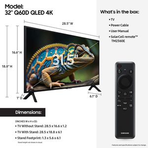 Téléviseur intelligent QLED 4K de 32 pouces avec pack de protection Deco Gear de 26 mois - Product Image 6