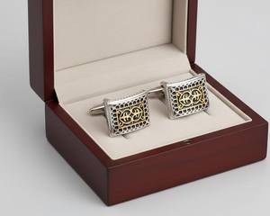 Mancuernillas de Joyería para Hombre al por Mayor |   Mancuernillas de Metal Personalizadas para Bodas, Negocios y Ropa Formal, Joyería de Boda al por Mayor - Product Image 2