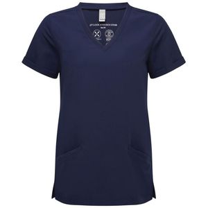 Unisex V Neck Short Sleeve Cotton Jersey <b>Scrub</b> <b>Tops</b> Hospital Uniforms for Nursing Workwear OEM Red Green Gray - Product Image 4