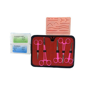 Instruments Ciseaux Pinces et coussinets de suture Ressources pédagogiques dentaires Outils chirurgicaux Manuel Soins infirmiers Pratique chirurgicale - Product Image 1
