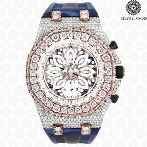 Montre de luxe Charm Jewells en acier inoxydable 40 mm, cadran analogique, verre, mouvement mécanique, date automatique, étanche 10 bars, pour homme - Product Image 2