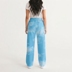 Women Loose Fit Sweat Mid Waist <b>Drawstring</b> <b>Trouser</b> Casual 100% Fleece Polyester Full Length Sublimation Sweat Pants Ladies - Product Image 6