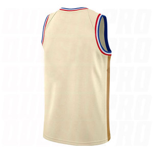 Maillots de basket-ball sur mesure pour hommes, maillot de basket-ball uni, vêtements de sport, polyester respirant, chemises athlétiques unisexes pour l'entraînement - Product Image 3