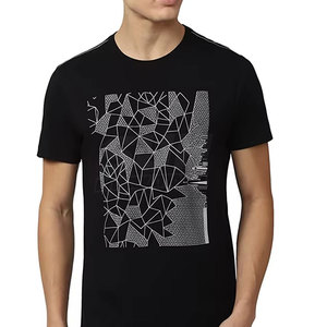 เสื้อยืดผู้ชายแฟชั่นกลางแจ้งขายดีประดับเพชร ผ้าฝ้าย 100% คุณภาพสูง ระบายอากาศได้ดี เป็นมิตรกับสิ่งแวดล้อม ทรงหลวม - Product Image 6