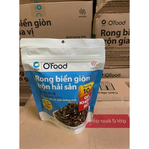 Algues croustillantes aux fruits de mer – O'Food Premium Coréen 40g, flocons d'algues grillées assaisonnés, prêts à consommer, pour accompagnement de riz (vente en gros) - Product Image 2