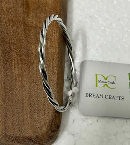 Brazalete de Plata de Ley para Hombre, Grabado, Resistente al Agua, Antideslustre, Libre de Plomo y Níquel, Marca Metal Crafts - Product Image 4