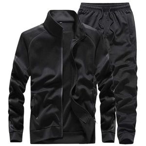 Survêtement personnalisé pour homme – Tenue de sport décontractée à manches longues avec fermeture éclair frontale, logo blanc et noir, en polyester, coupe adulte, idéal pour le printemps - Product Image 3