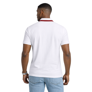 Polo DriFit avec armoiries de la fraternité grecque Kappa Alpha Psi, blanc, vêtements de fraternité grecque avec coupe athlétique et confort tout au long de la journée - Product Image 2