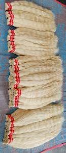 Pour Genius Weft Blonde Indian Raw Temple Bundles Super Soyeux Extensions de Cheveux Longs Blanchis Tissage Cheveux Fourniture En Vrac - Product Image 4