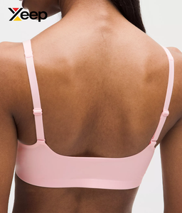 เสื้อชั้นในกีฬาโยคะคุณภาพสูงสำหรับผู้หญิง XEEP รุ่น XC-SB-140 แบบเรียบง่าย ระบายอากาศได้ดี สายปรับได้ แผ่นรองถอดออกได้ รองรับได้ดี - Product Image 4