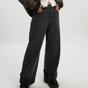 Proveedor de Ropa al por Mayor, Jeans de Mezclilla Deslavados, Rotos y Casuales para Mujer, Estilo Urbano, Exportación de Fábrica - Product Image 6