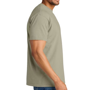 Eco Friendly Custom Men's Soft Organic Cotton Lightweight Breathable Plain Blank Crewneck Front <b>Pocket</b> <b>T</b> <b>Shirt</b> USA - Product Image 6