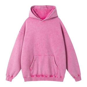 Sudadera con Capucha Unisex de Invierno, 100% Algodón, Lavada con Ácido, Bordada, de Alta Calidad, Fabricante de Ropa OEM, Venta al Por Mayor - Product Image 2