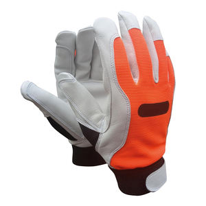 Guantes de Trabajo de Alta Visibilidad para Jóvenes, Resistentes, de Cuero Vacuno, Ecológicos, para Soldadura, Protección de Seguridad, con Servicio OEM - Product Image 1