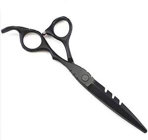 Tijeras Profesionales Japonesas 440c Negras para Cortar y Entresacar Cabello, para Barbero y Peluquero - Product Image 5