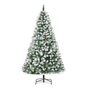Albero di Natale Artificiale di Lusso in Pino Pre-Illuminato di Alta Qualità, 1,8 m, con Supporto Pieghevole in PET PVC e Decorazioni per Uso Esterno - Product Image 5