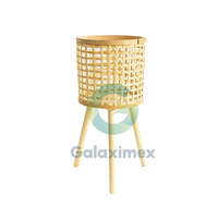 Pot de fleurs en rotin tressé haut de gamme, best-seller, artisanat Galaxy, décoration intérieure et jardin, style classique