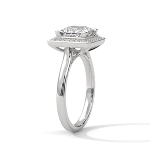2026 Most Selling 925 <b>Silver</b> <b>Solitaire</b> Princess Cut Diamond <b>Ring</b> for Everyday Wear Office Use And Wedding Elegant Gift For Her - Product Image 5