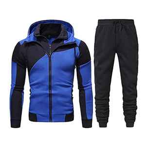 Ensembles de survêtements d'hiver pour hommes à logo personnalisé, respirants, à séchage rapide, à manches longues, vente en gros, survêtement noir personnalisé, meilleur rapport qualité-prix - Product Image 1