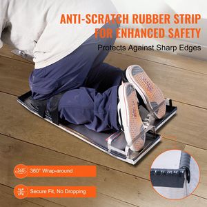 Cuscinetti per Ginocchia in Acciaio Inossidabile 28 X 8 per Calcestruzzo, Coppia di Pattini Scorrevoli per Movimenti Comodi - Product Image 4