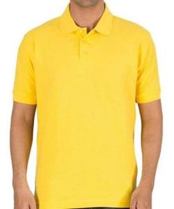 T-shirt tricoté uni tendance pour homme avec logo frontal en coton biologique certifié GOTS et écologique - Product Image 2