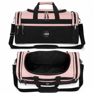 Foldable <b>Waterproof</b> Zipper Portable Weekend Travel <b>Duffel</b> <b>Bag</b> Large Capacity Gym Sports <b>Bag</b> Adjustable Strap <b>Duffel</b> <b>Bag</b> Unisex - Product Image 1