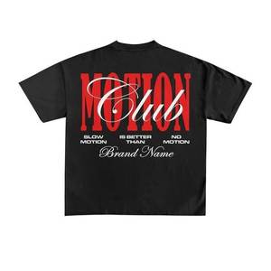 T-shirt personnalisé avec logo numérique, coton de haute qualité, vente en gros, vêtements pour hommes personnalisés, t-shirt de marque propre - Product Image 4