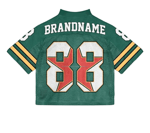 Venta al por mayor de los hombres de lujo de diseñador de algodón poliéster Vintage American Football T-Shirt Custom Boxy moda Oversize Soccer Wear - Product Image 5