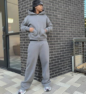 Custom Print logo Reflective Stripe <b>Tech</b> Fleece Tracksuit Men's Outdoor Windbreaker Sports Streetwear Fashion Tracksuit Set - Product Image 1