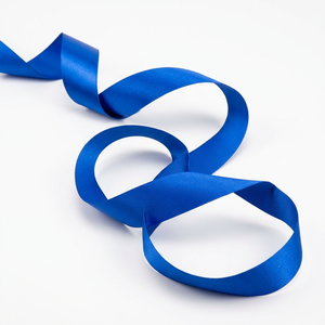Manufacturer 25mm Blue Double Face Satin <b>Ribbon</b> Roll for Wedding Styling Floral Arrangements Gift Packing Hair Accessories Craft - Product Image 4
