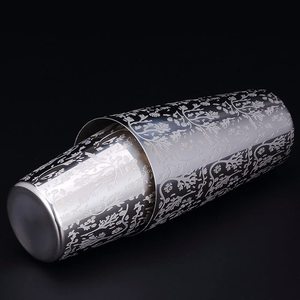 ชุดเชคเกอร์ค็อกเทลพรีเมียม สแตนเลสสตีล ลายซากุระ สำหรับบาร์  ขายส่งจำนวนมาก - Product Image 5