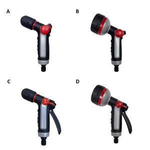 Selang semprot air taman, Ultralight kontrol jempol dapat disesuaikan pistol air taman nozel selang pistol air taman garansi 2 tahun