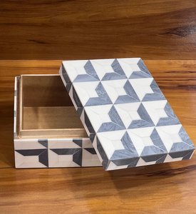 Estuche de Almacenamiento de MDF con Incrustaciones de Hueso Hecho a Mano de Primera Calidad, Organizador Decorativo de Joyas para el Hogar, Boutique, Hotel y Exhibición en Tiendas - Product Image 5