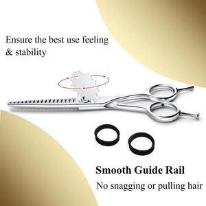 Tijeras de entresacar de acero inoxidable para peluquería profesional, herramienta de corte de pelo, tijeras de entresacar de 30 dientes para peluquería. - Product Image 2