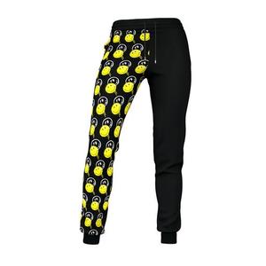 Men's Black <b>White</b> Printed Spliced Sweatpants Elastic Waist Casual <b>Joggers</b> Autumn Wear - Product Image 3