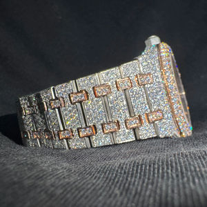 Reloj de Hip Hop con Moissanita al por Mayor, Relojes Automáticos con Diamantes VVS, Reloj de Moda para Hombre, Regalo de Joyería al Mejor Precio - Product Image 1