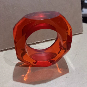 New indian crafted handmade acrylic napkin ring here <b>top</b> seller new - <b>table</b> <b>decoration</b> here <b>wedding</b> - Product Image 1