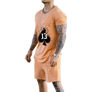 Men's Tracksuit 2 Piece Outfits Casual Summer Sport <b>Set</b> - Product Image 1