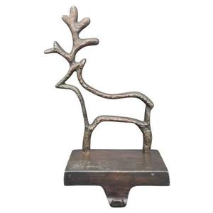 Hot Sale Wood Base Aluminium <b>Top</b> Christmas Stocking Holder For Hanging Decorative Use Xmas Stocking Holder With <b>Silver</b> Tree <b>Top</b> - Product Image 3