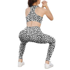 Sports Wear Seamless Fitness High Elastic Women Yoga set High Gym <b>Bra</b> and Breathable Yoga Leggings Set Customized OEM - Product Image 4